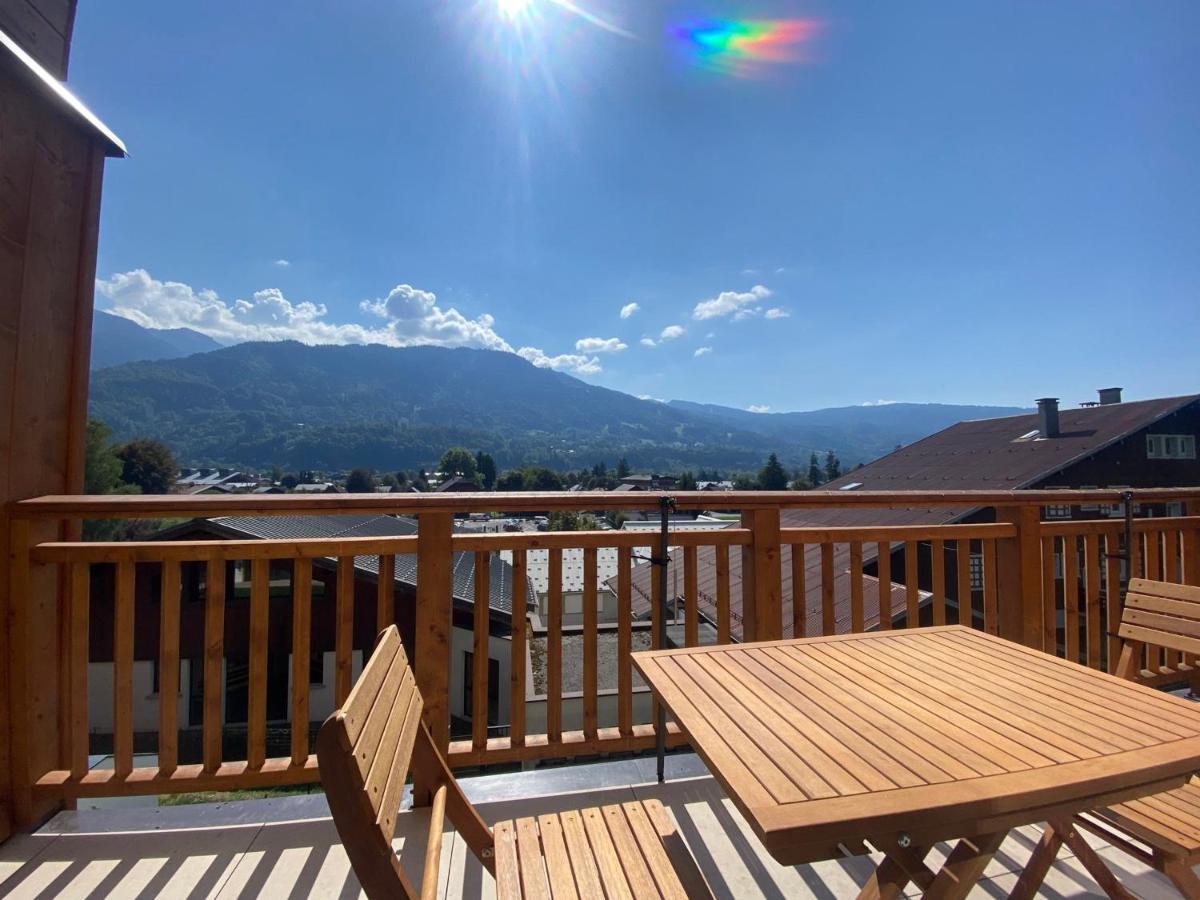 Appartement Familial Neuf Pres Du Village, 3 Chambres, Balcon Sud, Parking, Proche Ski-Bus, Samoens - Fr-1-642-80 المظهر الخارجي الصورة